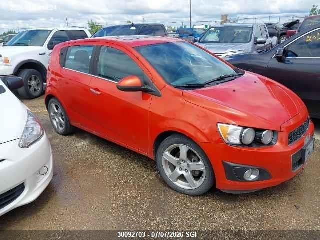 Aukcja sprzedaży 2012 Chevrolet Sonic Lt, vin: 1G1JD6EH4C4194855, numer aukcji: 30092703