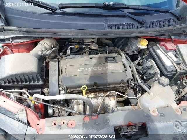 Продажа на аукционе авто 2012 Chevrolet Sonic Lt, vin: 1G1JD6EH4C4194855, номер лота: 30092703
