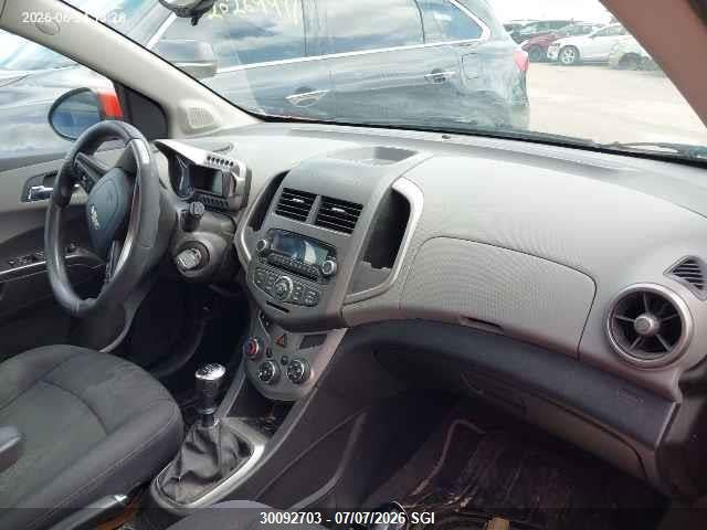 Продажа на аукционе авто 2012 Chevrolet Sonic Lt, vin: 1G1JD6EH4C4194855, номер лота: 30092703