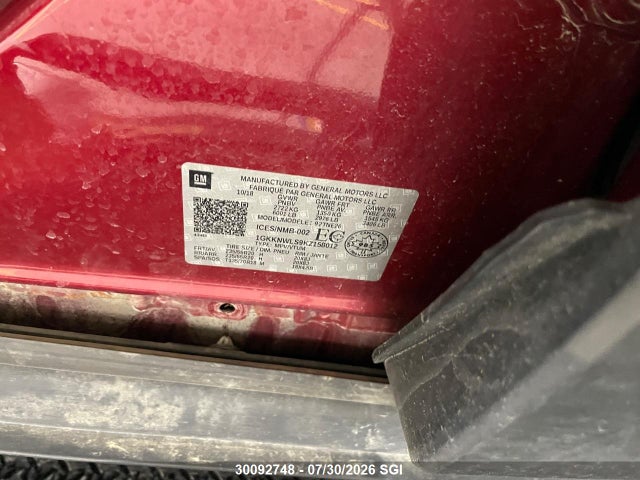 GMC Acadia Slt-2 2019 1GKKNWLS9KZ158012 Image 11