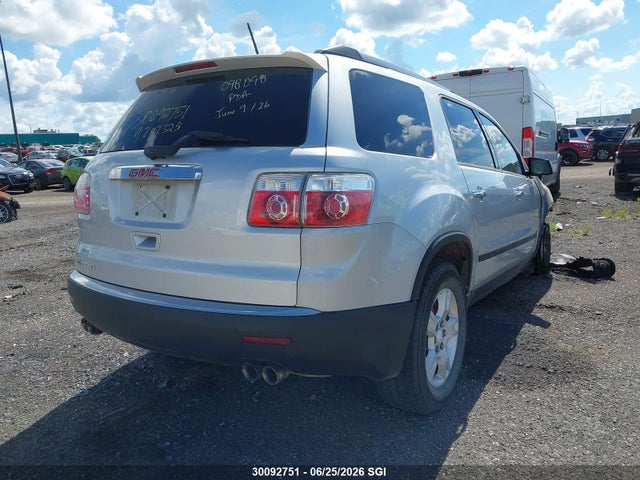Aukcja sprzedaży 2010 Gmc Acadia Sl, vin: 1GKLRKED2AJ242525, numer aukcji: 30092751