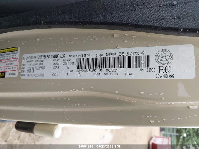 Продажа на аукционе авто 2011 Jeep Wrangler Unlimited Sahara, vin: 1J4BA5H10BL543067, номер лота: 30091919