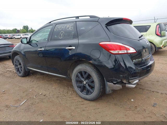 2012 Nissan Murano S/sl/le მანქანა იყიდება აუქციონზე, vin: JN8AZ1MW4CW202036, აუქციონის ნომერი: 30092669