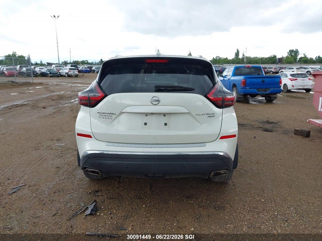 2020 Nissan Murano Platinum მანქანა იყიდება აუქციონზე, vin: 5N1AZ2DS3LN169790, აუქციონის ნომერი: 30091449