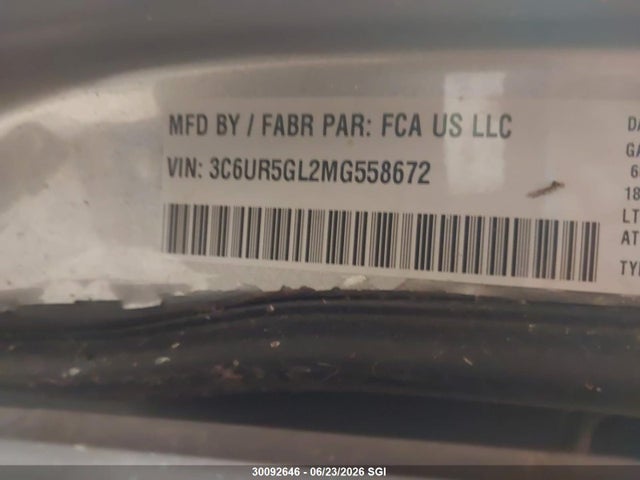 RAM 2500 Longhorn 2021 3C6UR5GL2MG558672 Image 9