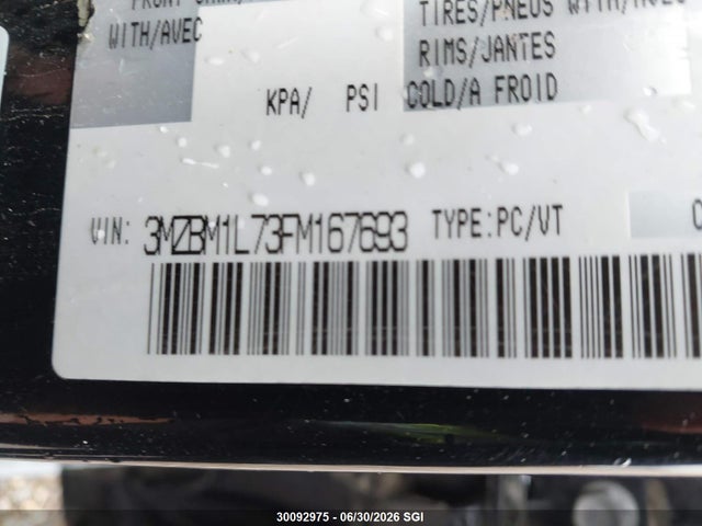 Mazda 3 TOURING 2015 3MZBM1L73FM167693 Image 9