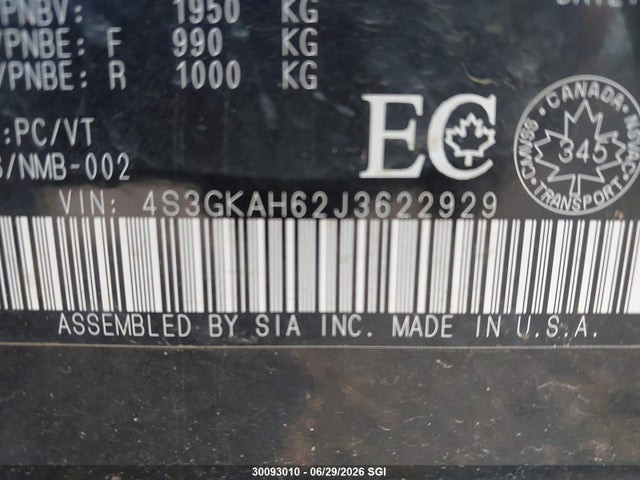 Subaru Impreza Premium Plus 2018 4S3GKAH62J3622929 Image 9