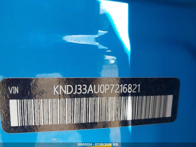 Aukcja sprzedaży 2023 Kia Soul Ex, vin: KNDJ33AU0P7216821, numer aukcji: 30093024