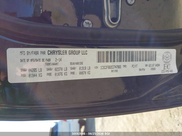 Auction sale of the 2014 Dodge Dart Sxt, vin: 1C3CDFBB2ED747865, lot number: 30092846