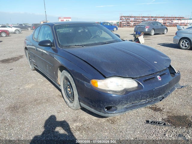 Aukcja sprzedaży 2002 Chevrolet Monte Carlo Ls, vin: 2G1WW12E229112467, numer aukcji: 30093038