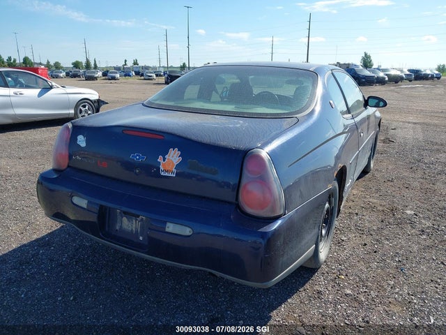 Aukcja sprzedaży 2002 Chevrolet Monte Carlo Ls, vin: 2G1WW12E229112467, numer aukcji: 30093038