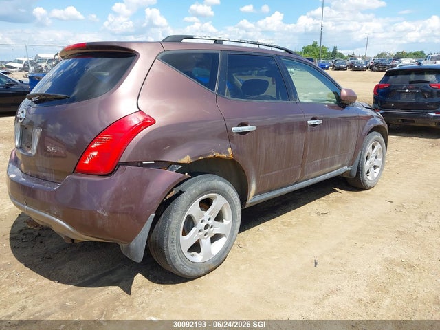 Продажа на аукционе авто 2003 Nissan Murano Sl/se, vin: JN8AZ08W93W228376, номер лота: 30092193