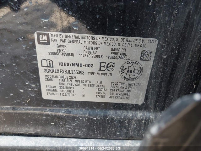 GMC Terrain 2018 3GKALXEX8JL235393 Image 9