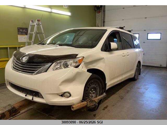 2011 Toyota Sienna Xle/limited მანქანა იყიდება აუქციონზე, vin: 5TDYK3DC0BS153576, აუქციონის ნომერი: 30093090