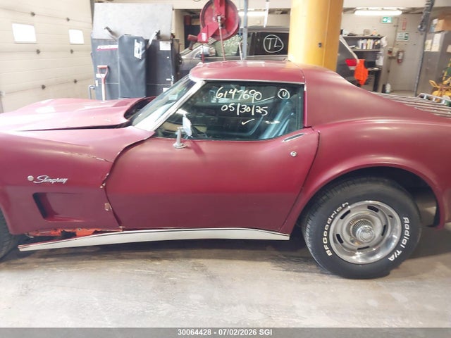 1975 Chevrolet Corvette მანქანა იყიდება აუქციონზე, vin: 1Z37J5S420780, აუქციონის ნომერი: 30064428