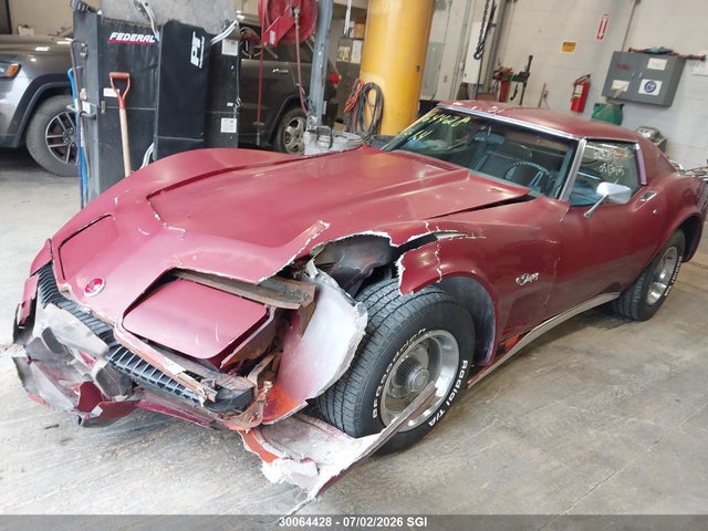 1975 Chevrolet Corvette მანქანა იყიდება აუქციონზე, vin: 1Z37J5S420780, აუქციონის ნომერი: 30064428