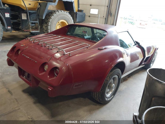1975 Chevrolet Corvette მანქანა იყიდება აუქციონზე, vin: 1Z37J5S420780, აუქციონის ნომერი: 30064428