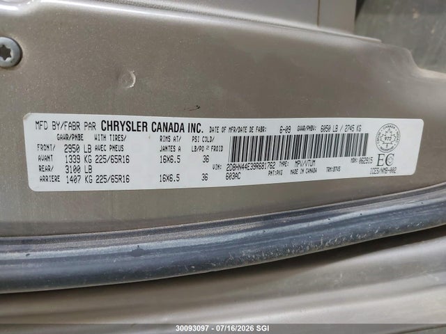 Продаж на аукціоні авто 2009 Dodge Grand Caravan Se, vin: 2D8HN44E39R681762, номер лоту: 30093097