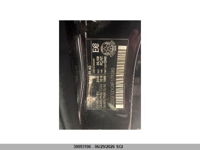 Продаж на аукціоні авто 2008 Mercedes-benz C 230, vin: WDDGF52X38F179380, номер лоту: 30093106
