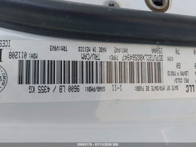 Продажа на аукционе авто 2011 Dodge Ram 2500, vin: 3D7UT2CLXBG564947, номер лота: 30093179