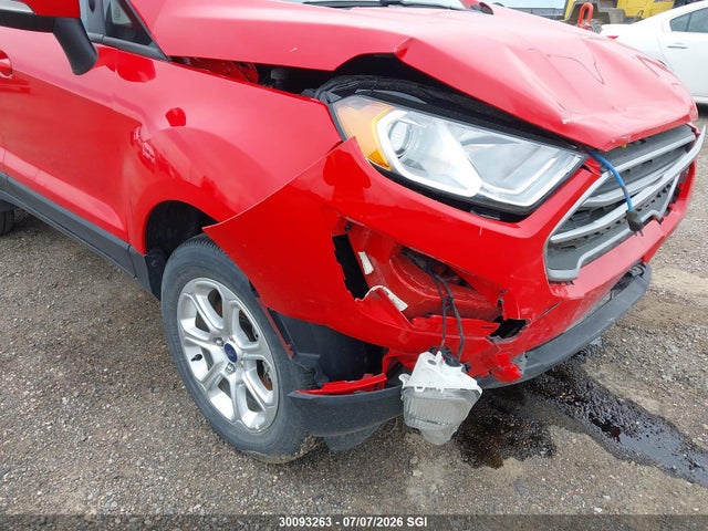 30093263 :رقم المزاد ، MAJ6P1UL2JC212565 vin ، 2018 Ford Ecosport Se مزاد بيع