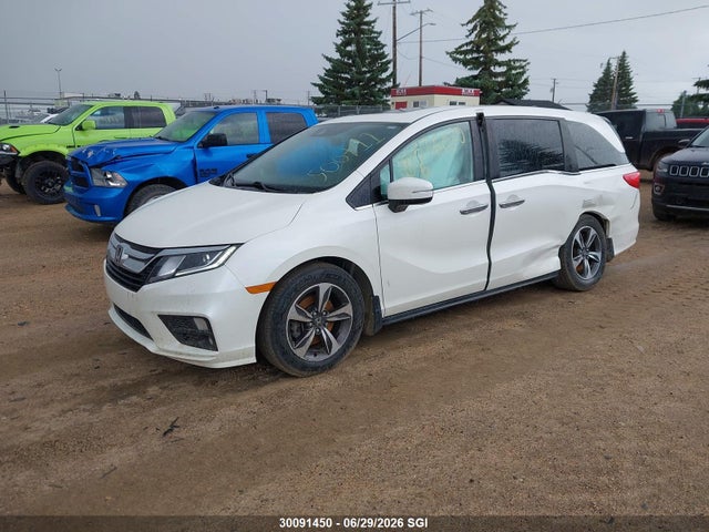 2018 Honda Odyssey Ex მანქანა იყიდება აუქციონზე, vin: 5FNRL6H46JB500711, აუქციონის ნომერი: 30091450