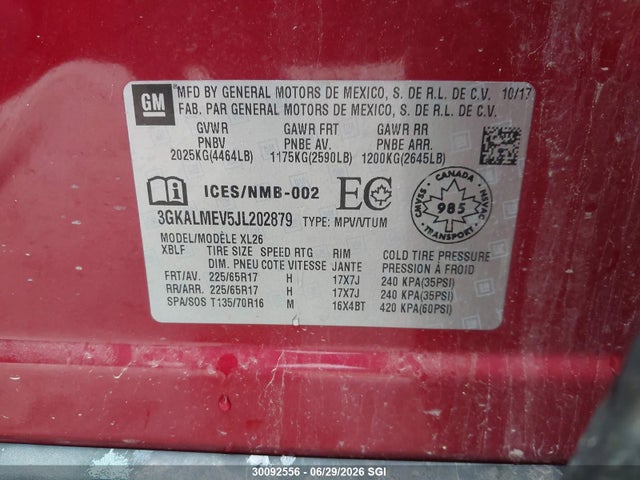 GMC Terrain Sle 2018 3GKALMEV5JL202879 Image 9