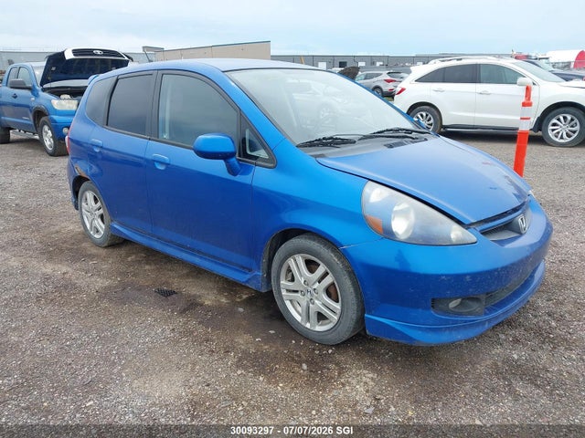2007 Honda Fit S მანქანა იყიდება აუქციონზე, vin: JHMGD38637S812578, აუქციონის ნომერი: 30093297