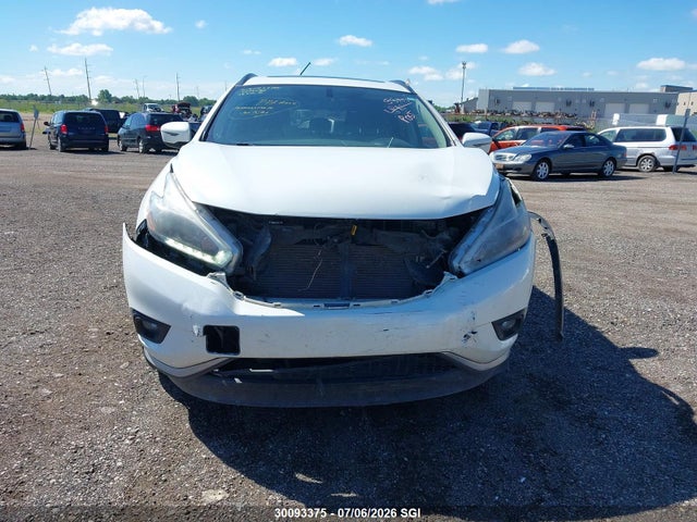 5N1AZ2MH8JN195366 Nissan Murano S/sl/sv/platinum