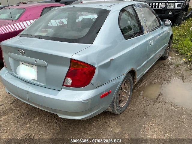 30093385 :رقم المزاد ، KMHCG35G53U250150 vin ، 2003 Hyundai Accent Gs مزاد بيع