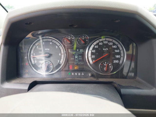 30093330 :رقم المزاد ، 1C6RD7GT1CS133242 vin ، 2012 Dodge Ram 1500 Slt مزاد بيع