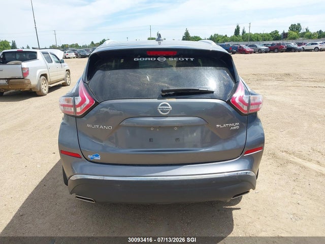 2017 Nissan Murano S/sl/sv/platinum მანქანა იყიდება აუქციონზე, vin: 5N1AZ2MH2HN109477, აუქციონის ნომერი: 30093416