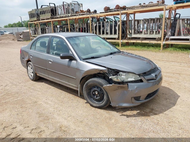2004 Honda Civic Dx მანქანა იყიდება აუქციონზე, vin: 2HGES16404H904580, აუქციონის ნომერი: 30093104