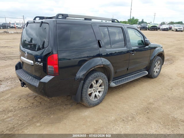 2010 Nissan Pathfinder S/le/se მანქანა იყიდება აუქციონზე, vin: 5N1AR1NB0AC609174, აუქციონის ნომერი: 30092655