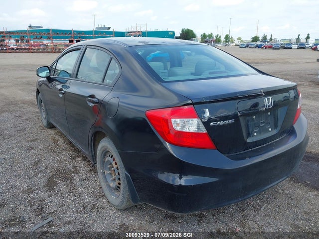 2012 Honda Civic Lx მანქანა იყიდება აუქციონზე, vin: 2HGFB2F49CH044686, აუქციონის ნომერი: 30093529