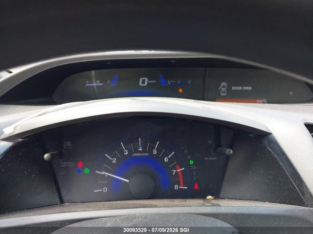 2012 Honda Civic Lx მანქანა იყიდება აუქციონზე, vin: 2HGFB2F49CH044686, აუქციონის ნომერი: 30093529