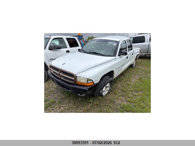 2000 Dodge Dakota Quad მანქანა იყიდება აუქციონზე, vin: 1B7GG2AN0YS670924, აუქციონის ნომერი: 30093591