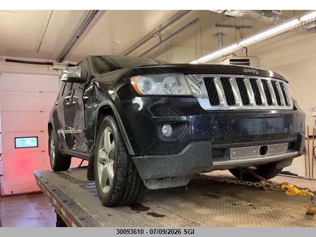 30093610 :رقم المزاد ، 1J4RR6GT4BC649246 vin ، 2011 Jeep Grand Cherokee Overland مزاد بيع