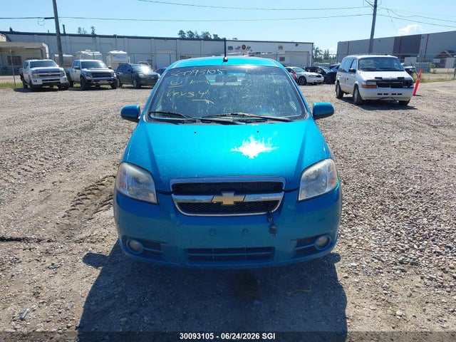 Aukcja sprzedaży 2009 Chevrolet Aveo Lt, vin: KL1TX55E09B311396, numer aukcji: 30093105
