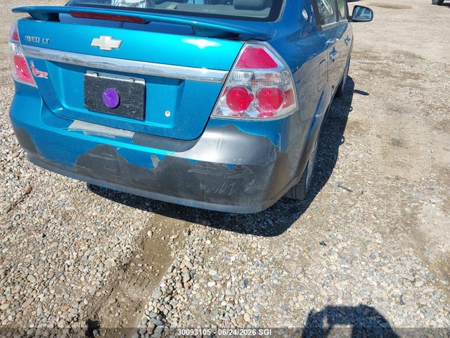 Aukcja sprzedaży 2009 Chevrolet Aveo Lt, vin: KL1TX55E09B311396, numer aukcji: 30093105