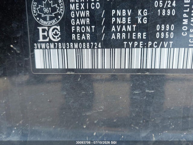 Volkswagen JETTA SEL 2024 3VWGM7BU3RM088724 Image 9