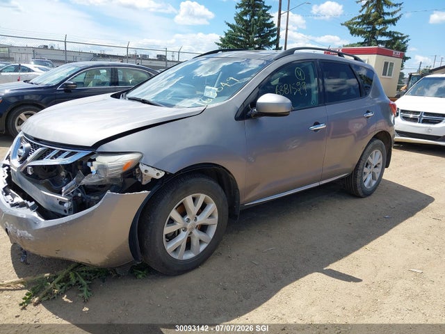 2011 Nissan Murano S/sl/le მანქანა იყიდება აუქციონზე, vin: JN8AZ1MW5BW163049, აუქციონის ნომერი: 30093142