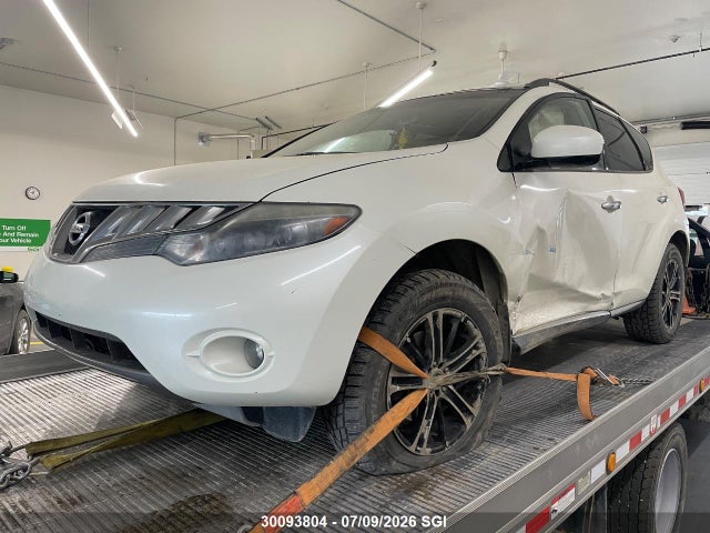 2010 Nissan Murano S/sl/le მანქანა იყიდება აუქციონზე, vin: JN8AZ1MW0AW114551, აუქციონის ნომერი: 30093804