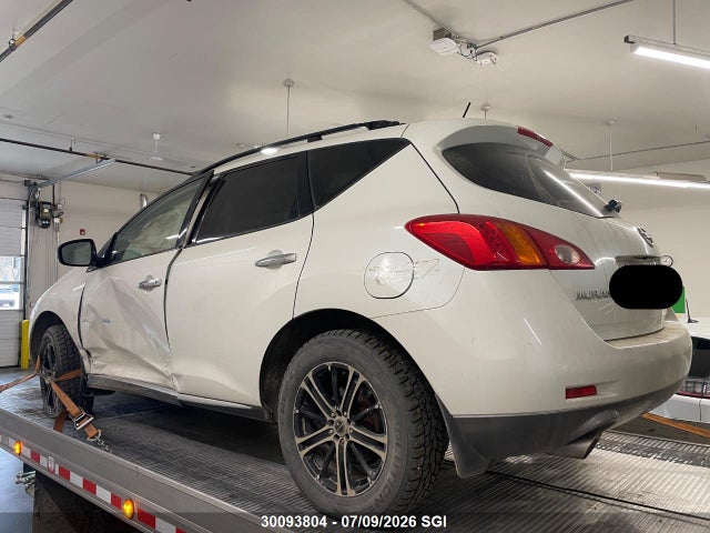 2010 Nissan Murano S/sl/le მანქანა იყიდება აუქციონზე, vin: JN8AZ1MW0AW114551, აუქციონის ნომერი: 30093804