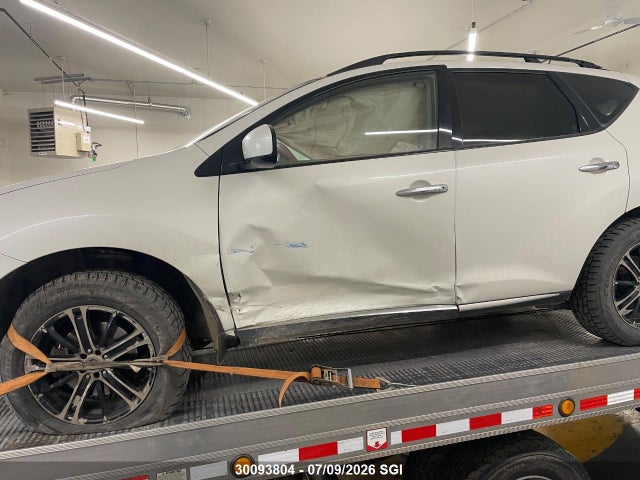 2010 Nissan Murano S/sl/le მანქანა იყიდება აუქციონზე, vin: JN8AZ1MW0AW114551, აუქციონის ნომერი: 30093804