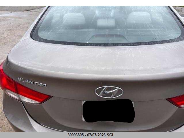 30093805 :رقم المزاد ، 5NPDH4AE7DH213452 vin ، 2013 Hyundai Elantra Gls/limited مزاد بيع