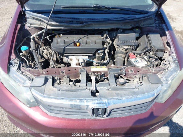 2012 Honda Civic Lx მანქანა იყიდება აუქციონზე, vin: 2HGFB2F45CH018005, აუქციონის ნომერი: 30093816