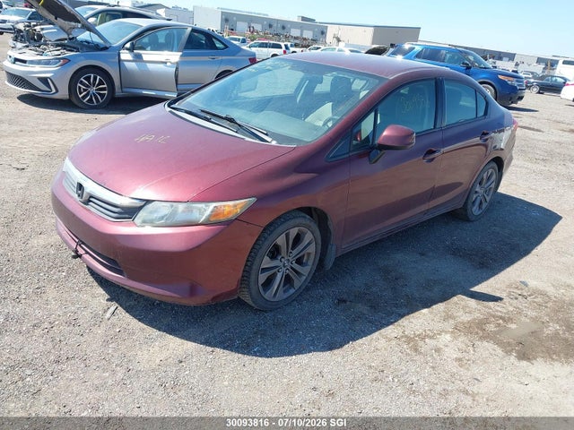 2012 Honda Civic Lx მანქანა იყიდება აუქციონზე, vin: 2HGFB2F45CH018005, აუქციონის ნომერი: 30093816