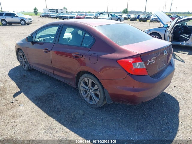 2012 Honda Civic Lx მანქანა იყიდება აუქციონზე, vin: 2HGFB2F45CH018005, აუქციონის ნომერი: 30093816