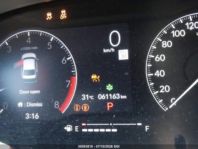 2022 Honda Civic Ex მანქანა იყიდება აუქციონზე, vin: 2HGFE2F35NH116176, აუქციონის ნომერი: 30093819